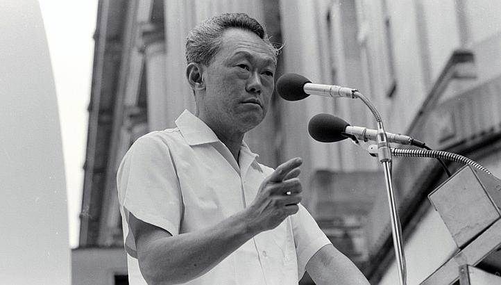 Lee Kuan Yew Election Rally 1976