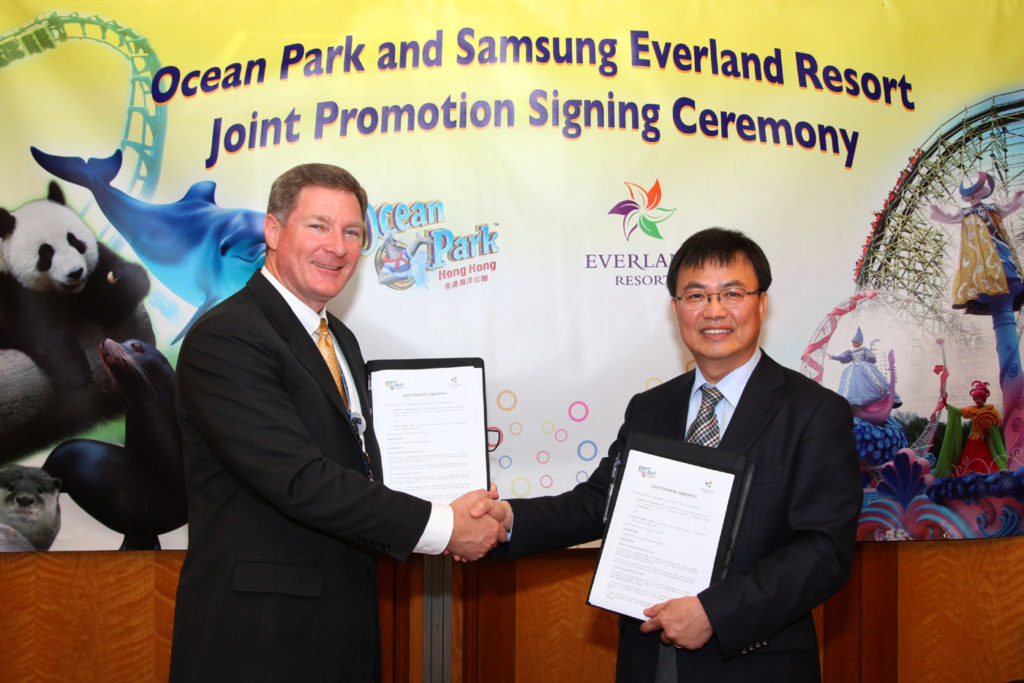 Ocean Park Samsung Everland Partnership
