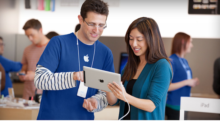 customer journey apple store