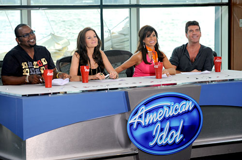Coca Cola product placements American Idol