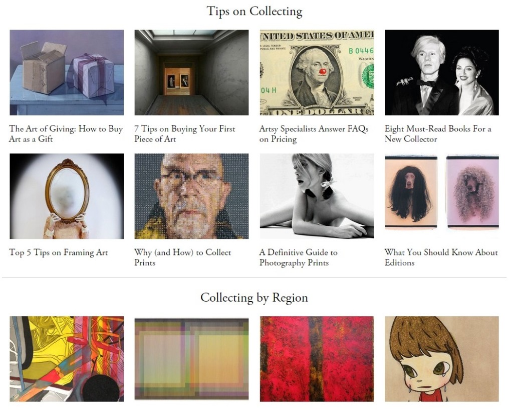 Artsy Collecting Tips