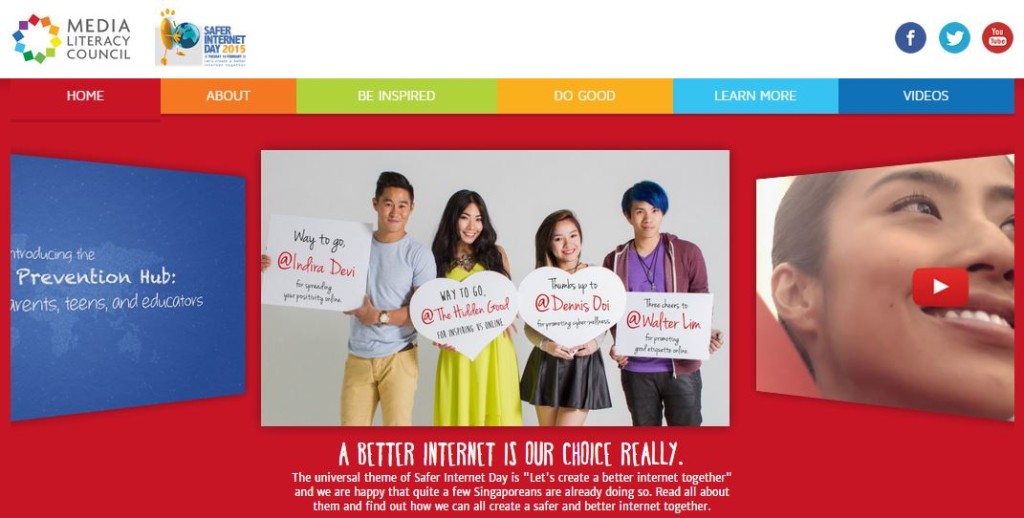 Better Internet SG - Website