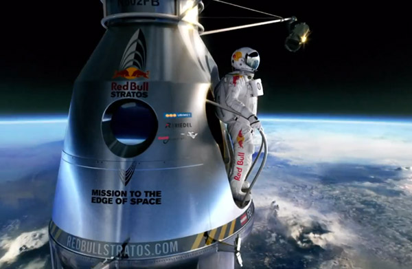 Content Marketing 6 Myths - Red Bull Stratosphere Jump