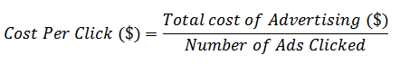 Cost per Click Formula (CPC)