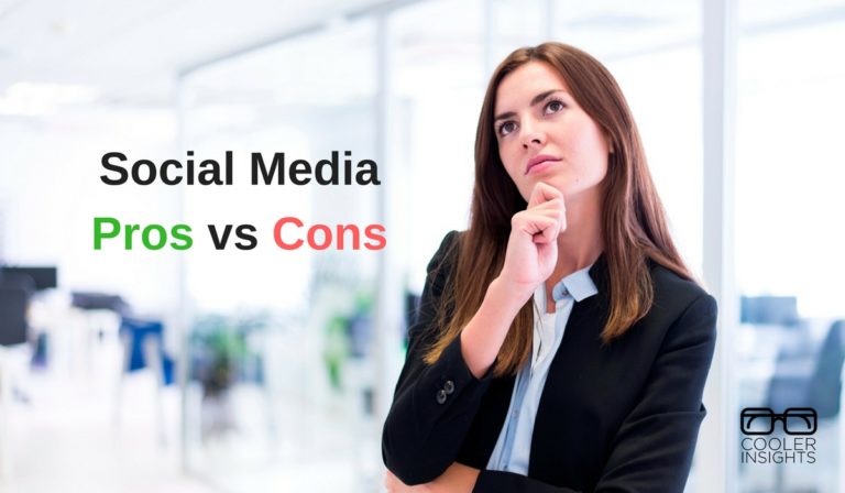 The Pros and Cons of Social Media Marketing | Cooler Insights