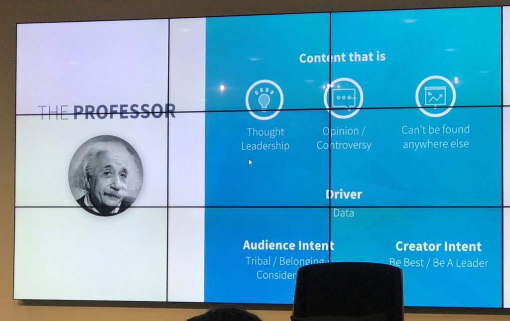 The Professor Content Archetype