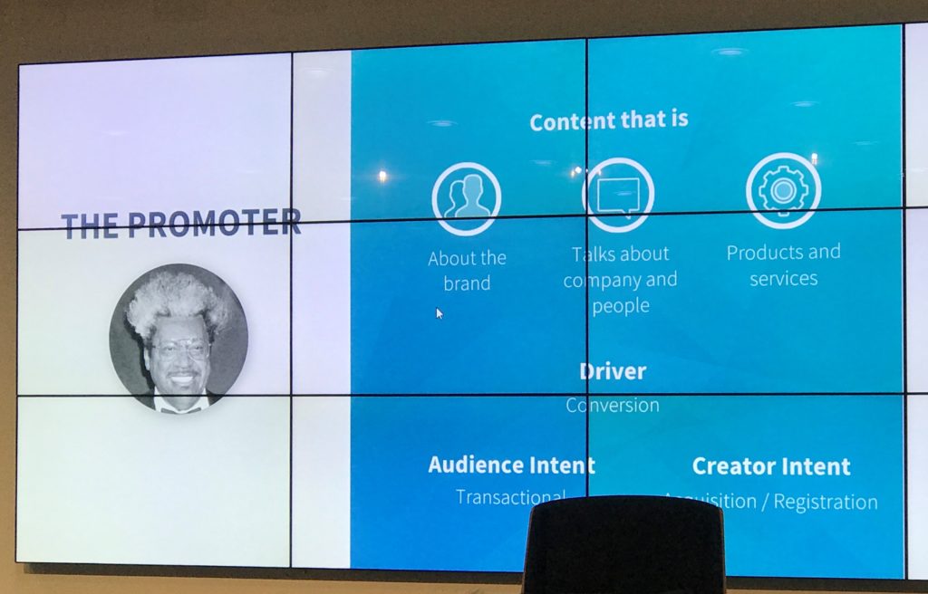 The Promoter Content Archetype