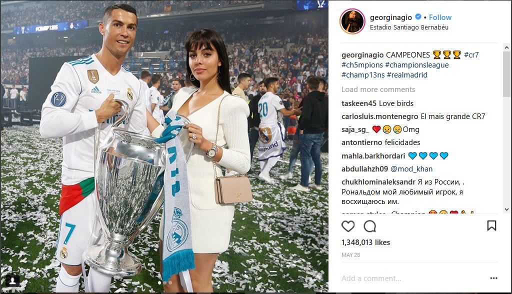 Ronaldo and Girlfriend